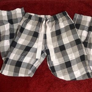 Pajama Pants Pink,Grey,& Black Checkered Design